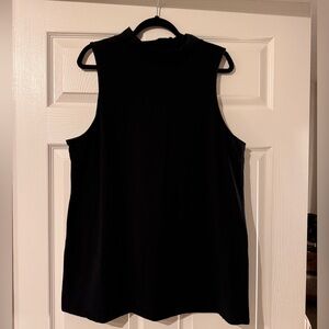 Torrid Black Sleeveless Mock Turtleneck - Size 4X